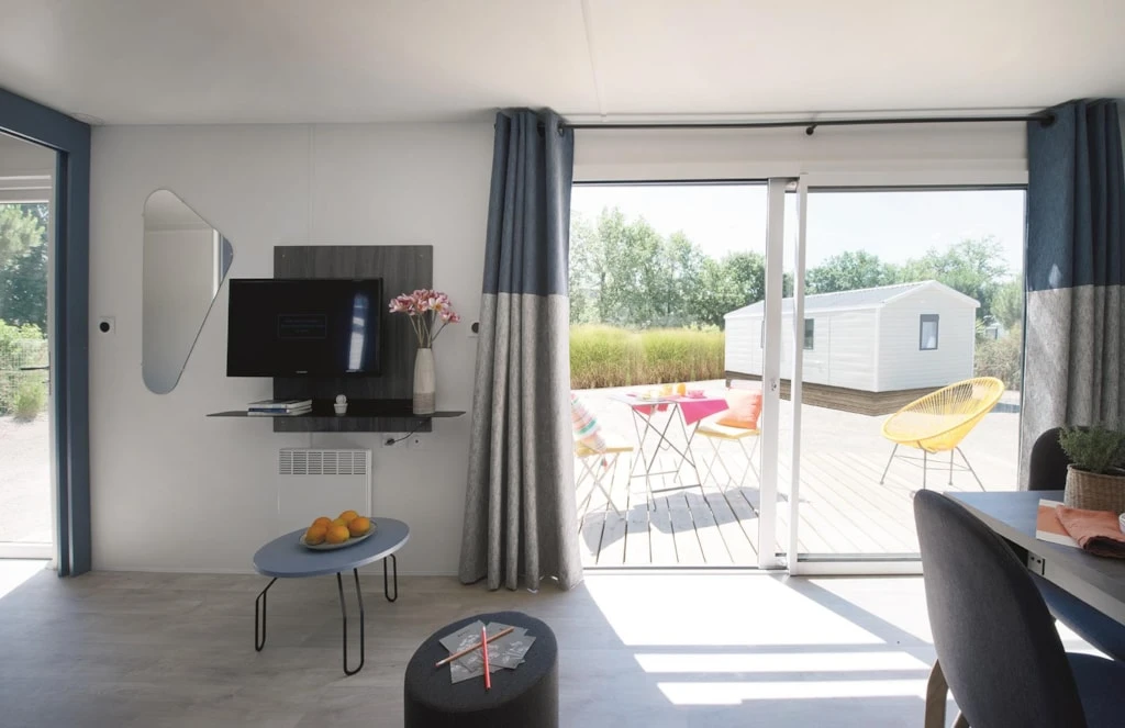 Camping Bleu Mer - 3*, Camping 3* à Saint Georges de Didonne (Charente Maritime) - Location Mobil Home pour 4 personnes - Photo N°5