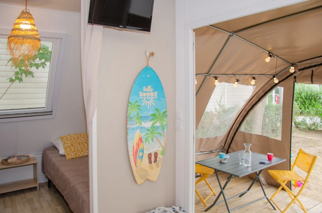 Camping Les Jardins d'Agathe - 4*, Camping 4* à Grau D'Agde (Hérault) - Location Tente équipée pour 4 personnes - Photo N°9