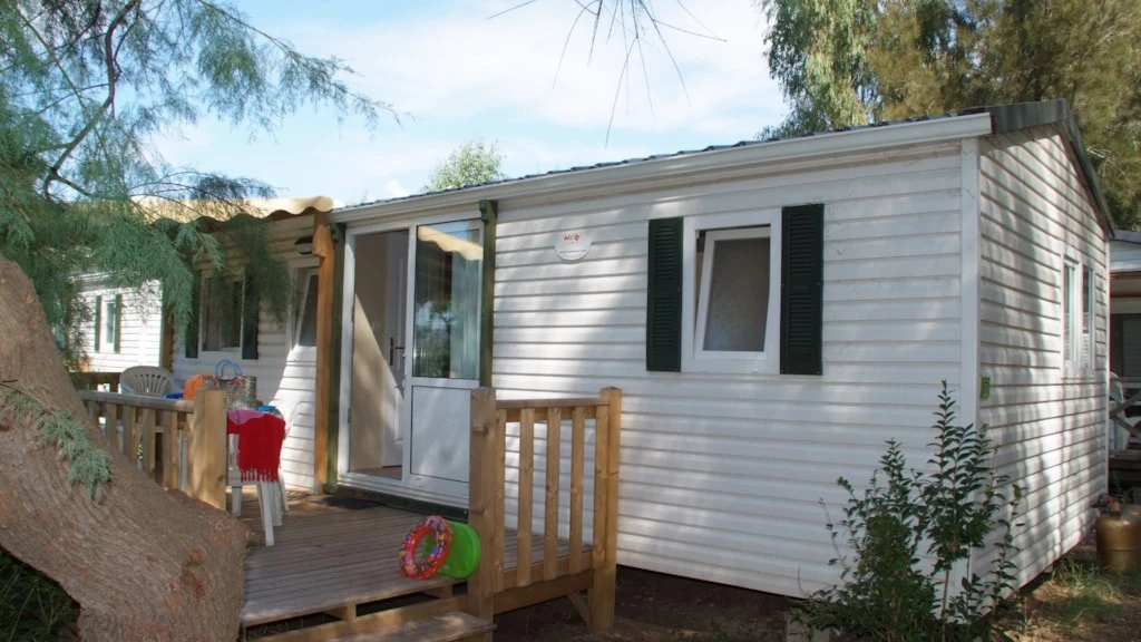 Camping La Célestine 3*, Camping 3* à Beynes (Alpes de Haute Provence) - Location Mobil Home pour 6 personnes - Photo N°1