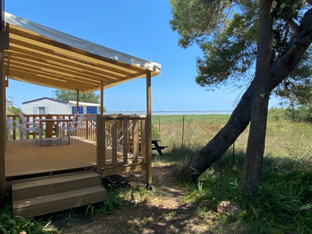 Camping de l'Arnel - 2*, Camping 2* à Villeneuve lès Maguelone (Hérault) - Location Mobil Home pour 6 personnes - Photo N°4