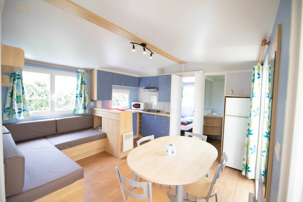 Camping l'Arize 4*, Camping 4* à La Bastide de Sérou (Ariège) - Location Mobil Home pour 5 personnes - Photo N°3