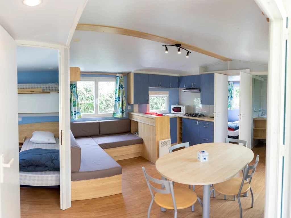 Camping l'Arize 4*, Camping 4* à La Bastide de Sérou (Ariège) - Location Mobil Home pour 5 personnes - Photo N°4