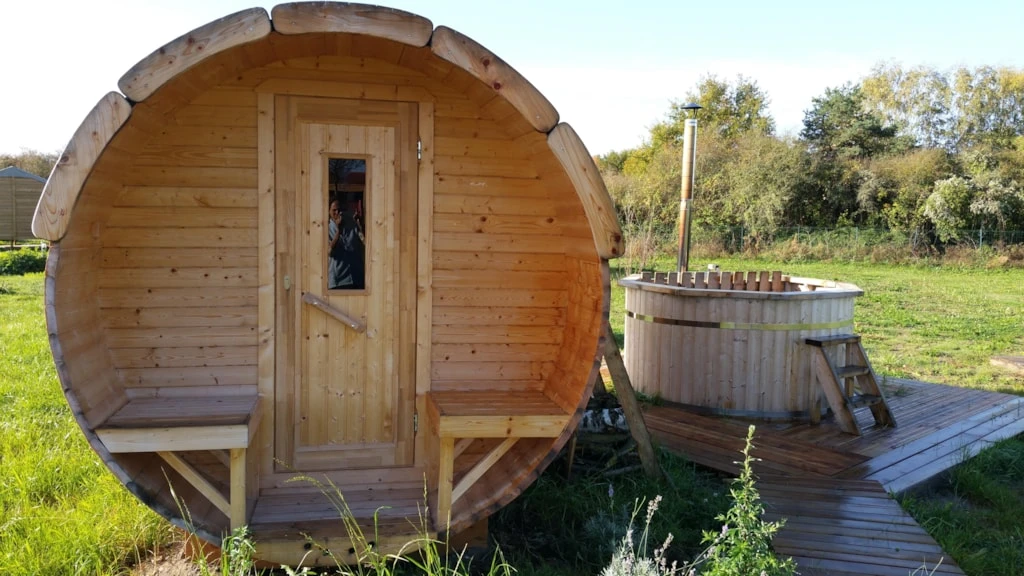 Lodges de Blois-Chambord 3*, Camping 3* à Mont près Chambord (Loir et Cher) - Location Chalet pour 5 personnes - Photo N°18