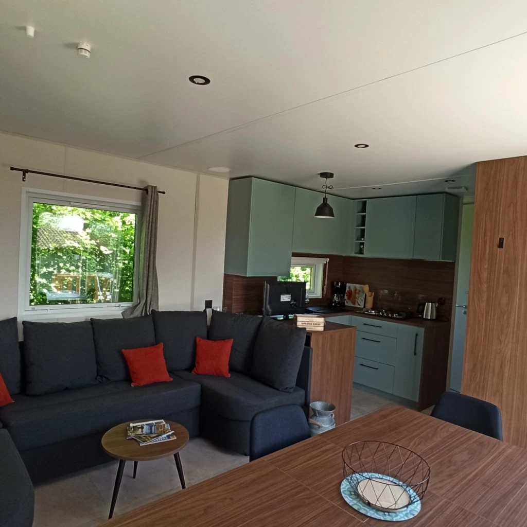 Lodges de Blois-Chambord 3*, Camping 3* à Mont près Chambord (Loir et Cher) - Location Bungalow pour 6 personnes - Photo N°6