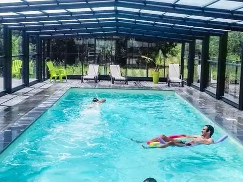 Lodges de Blois-Chambord 3*, Camping 3* à Mont près Chambord (Loir et Cher) - Location Bungalow pour 6 personnes - Photo N°12