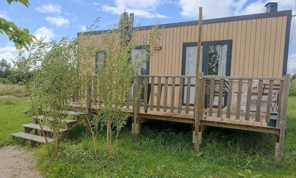Lodges de Blois-Chambord 3*, Camping 3* à Mont près Chambord (Loir et Cher) - Location Mobil Home pour 4 personnes - Photo N°1
