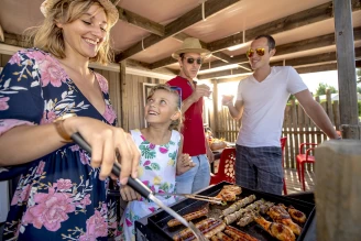 Camping l'Océan 5* Ze collection, Camping 5* à Brem sur Mer (Vendée) - Location Mobil Home pour 4 personnes - Photo N°9