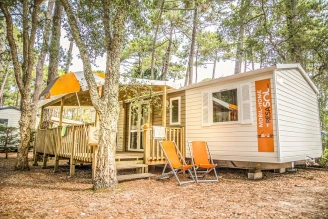 Camping Le Vieux Port Resort et Spa 5* - Ze collection, Camping 5* à Messanges (Landes) - Location Mobil Home pour 8 personnes - Photo N°4