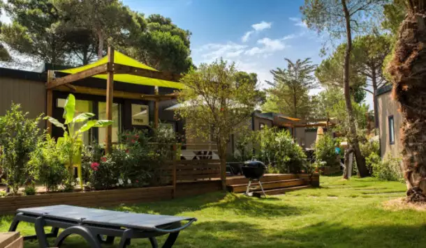Camping Les Sablons 5*, Camping 5* à Portiragnes Plage (Hérault) - Location Mobil Home pour 4 personnes - Photo N°2