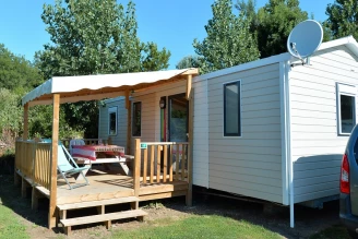 Camping Au Val de Loire en Ré 4* - Ze collection, Camping 4* à Le Bois Plage en Ré (Charente Maritime) - Location Mobil Home pour 6 personnes