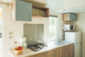 Camping Kerscolper 3* - Ze collection, Camping 3* à Fouesnant (Finistère) - Location Mobil Home pour 5 personnes - Photo N°3