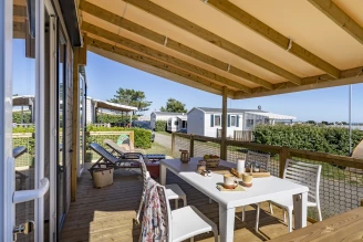 Camping Le Kérou 4* Ze collection, Camping 4* à Clohars Carnoët (Finistère) - Location Mobil Home pour 6 personnes - Photo N°23