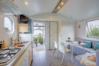 Camping Le Ranolien 5* Ze collection, Camping 5* à Perros Guirec (Cotes d'Armor) - Location Mobil Home pour 4 personnes - Photo N°4