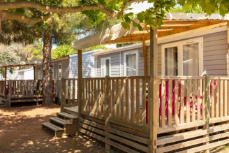 Camping Les Flamants Roses 4* - Ze collection, Camping 4* à Canet en Roussillon (Pyrénées Orientales) - Location Mobil Home pour 4 personnes