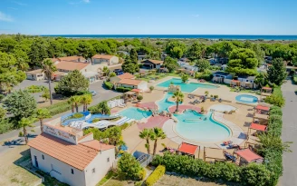 Camping Les Mûriers 4* - Plage - Ze collection, Camping 4* à Vendres (Hérault) - Location Mobil Home pour 6 personnes - Photo N°2