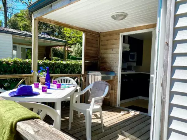 Camping Les Gros Joncs 5*, Camping 5* à Saint Georges d'Oléron (Charente Maritime) - Location Mobil Home pour 4 personnes - Photo N°9