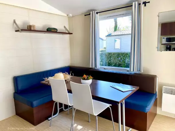 Camping Les Gros Joncs 5*, Camping 5* à Saint Georges d'Oléron (Charente Maritime) - Location Mobil Home pour 6 personnes - Photo N°4