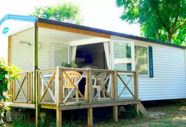 Camping Les Gros Joncs 5*, Camping 5* à Saint Georges d'Oléron (Charente Maritime) - Location Mobil Home pour 4 personnes - Photo N°8