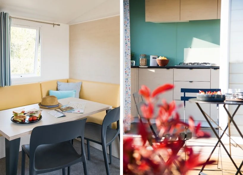 Camping Les Ajoncs d'Or 4* - Ze collection , Camping 4* à La Baule Escoublac (Loire Atlantique) - Location Mobil Home pour 5 personnes - Photo N°3