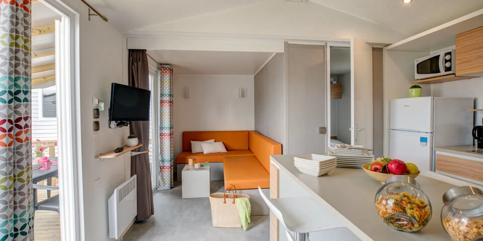 Camping Les Iles 5*  - Ze collection, Camping 5* à Pénestin (Morbihan) - Location Mobil Home pour 5 personnes - Photo N°3