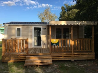 Camping Domaine Les Charmilles 4*, Camping 4* à Saint Laurent de la Prée (Charente Maritime) - Location Mobil Home pour 6 personnes - Photo N°15