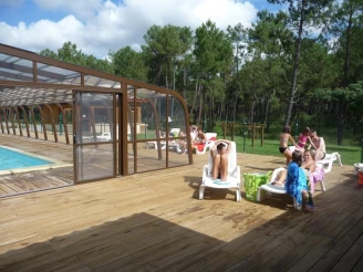 Camping Landes Océanes 4*, Camping 4* à Saint Michel Escalus (Landes) - Location Mobil Home pour 4 personnes - Photo N°17