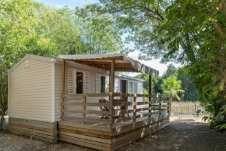 Camping La Barque 4*, Camping 4* à Saint Aygulf (Var) - Location Mobil Home pour 6 personnes - Photo N°9