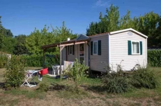 Camping l'Eau Vive 3*, Camping 4* à Carennac (Lot) - Location Mobil Home pour 6 personnes - Photo N°2