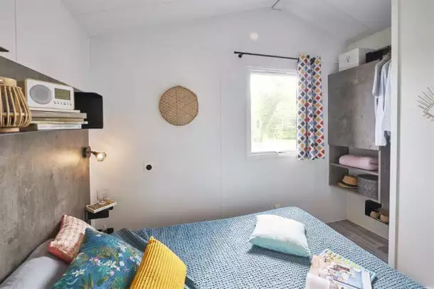 Camping de l'Hermitage 3*, Camping 3* à Guémené Penfao (Loire Atlantique) - Location Mobil Home pour 6 personnes - Photo N°3