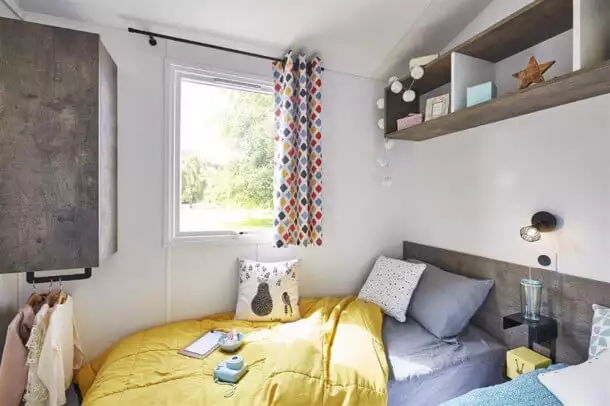 Camping de l'Hermitage 3*, Camping 3* à Guémené Penfao (Loire Atlantique) - Location Mobil Home pour 6 personnes - Photo N°6