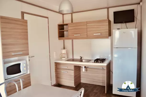 Camping Paradis Bellevue 4*, Camping 4* à Erquy (Cotes d'Armor) - Location Chalet pour 4 personnes - Photo N°4