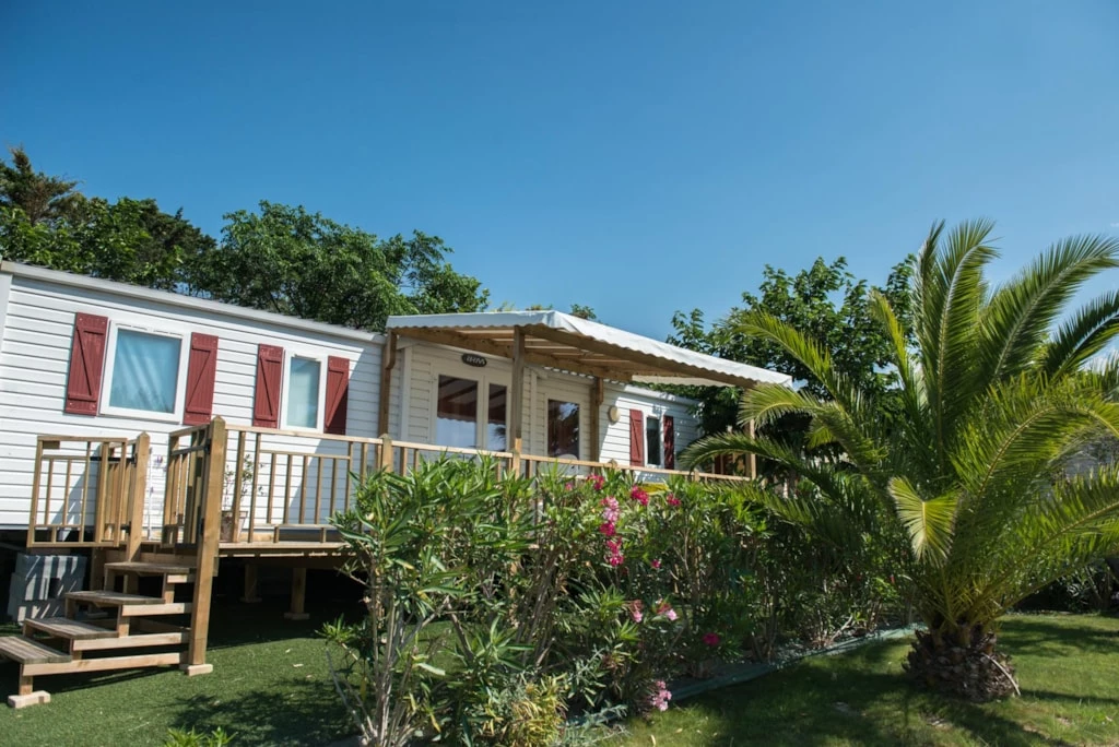 Camping Les Sables du Midi 4*, Camping 4* à Valras Plage (Hérault) - Location Mobil Home pour 6 personnes - Photo N°10