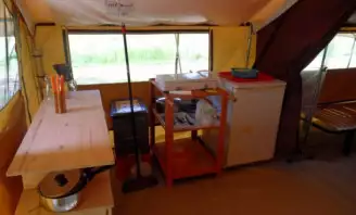 Camping Etche Zahar 3*, Camping 3* à Urt (Pyrénées Atlantiques) - Location Tente équipée pour 4 personnes - Photo N°5