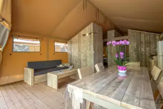 Camping Lac de Thoux St-Cricq 3*, Camping 4* à Saint Cricq (Gers) - Location Tente équipée pour 6 personnes - Photo N°4