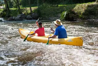 Camping Les Gorges du Chambon 4*, Camping 4* à Eymouthiers (Charente) - Location Chalet pour 5 personnes - Photo N°15