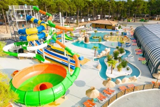 Camping Médoc Plage 4* - Ze collection, Camping 4* à Vendays Montalivet (Gironde) - Location Mobil Home pour 5 personnes - Photo N°4