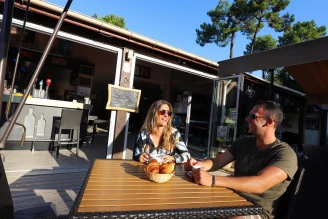 Camping Médoc Plage 4* Ze collection, Camping 4* à Vendays Montalivet (Gironde) - Location Mobil Home pour 5 personnes - Photo N°16