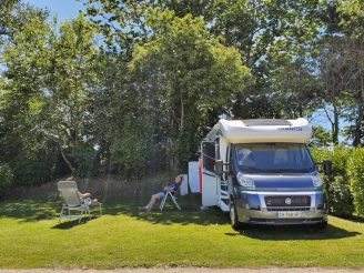 Camping de Kersentic 3*, Camping 3* à Fouesnant (Finistère) - Location Mobil Home pour 6 personnes - Photo N°1