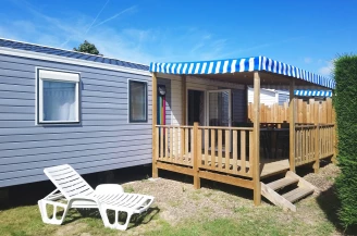 Camping l'Océan 5* - Ze collection, Camping 5* à Brem sur Mer (Vendée) - Location Mobil Home pour 6 personnes - Photo N°1