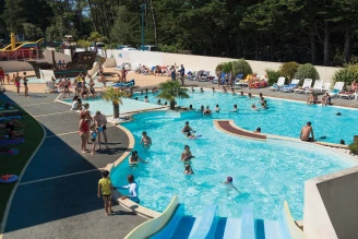 Camping l'Océan 5*, Camping 5* à Brem sur Mer (Vendée) - Location Mobil Home pour 6 personnes - Photo N°2