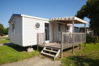 Camping La Mer Blanche 3*, Camping 4* à Bénodet (Finistère) - Location Mobil Home pour 8 personnes - Photo N°1