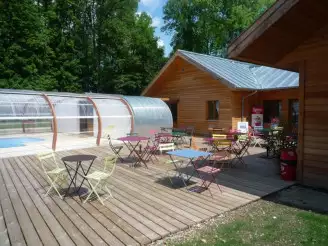 Camping Village de la Champagne, Camping à Bar sur Aube (Aube) - Location Cabane pour 2 personnes - Photo N°4