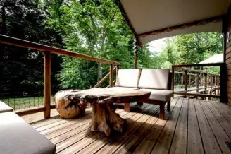 Camping Village de la Champagne, Camping 2* à Bar sur Aube (Aube) - Location Bungalow pour 5 personnes - Photo N°3