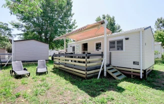 Camping Saint Aygulf Plage 4*, Camping 4* à Saint Aygulf (Var) - Location Mobil Home pour 5 personnes - Photo N°1