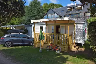  Camping Beau Rivage 4*, Camping 4* à Salles Curan (Aveyron) - Location Mobil Home pour 4 personnes