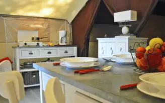 Camping Le Moulin 3*, Camping 4* à Martres Tolosane (Haute Garonne) - Location Tente équipée pour 4 personnes - Photo N°11