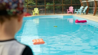 Camping Village des Monédières, Camping 3* à Chamberet (Corrèze) - Location Gite pour 5 personnes - Photo N°2