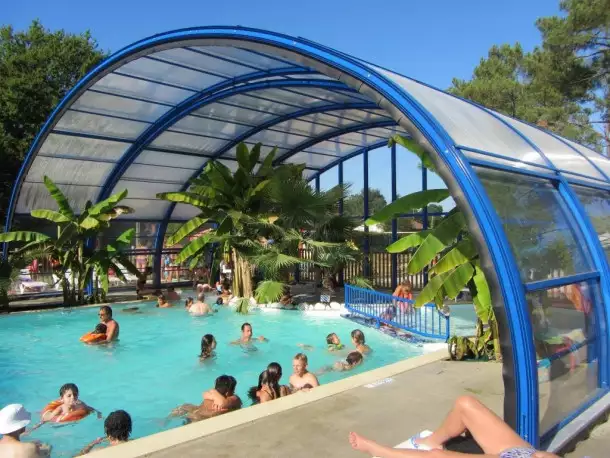 Camping Landes Bleues 4*, Camping 4* à Aureilhan (Landes) - Location Mobil Home pour 6 personnes - Photo N°6