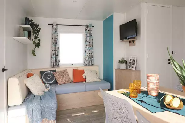 Camping Côté Ô La Palmyre 4*, Camping 4* à La Palmyre (Charente Maritime) - Location Mobil Home pour 7 personnes - Photo N°8