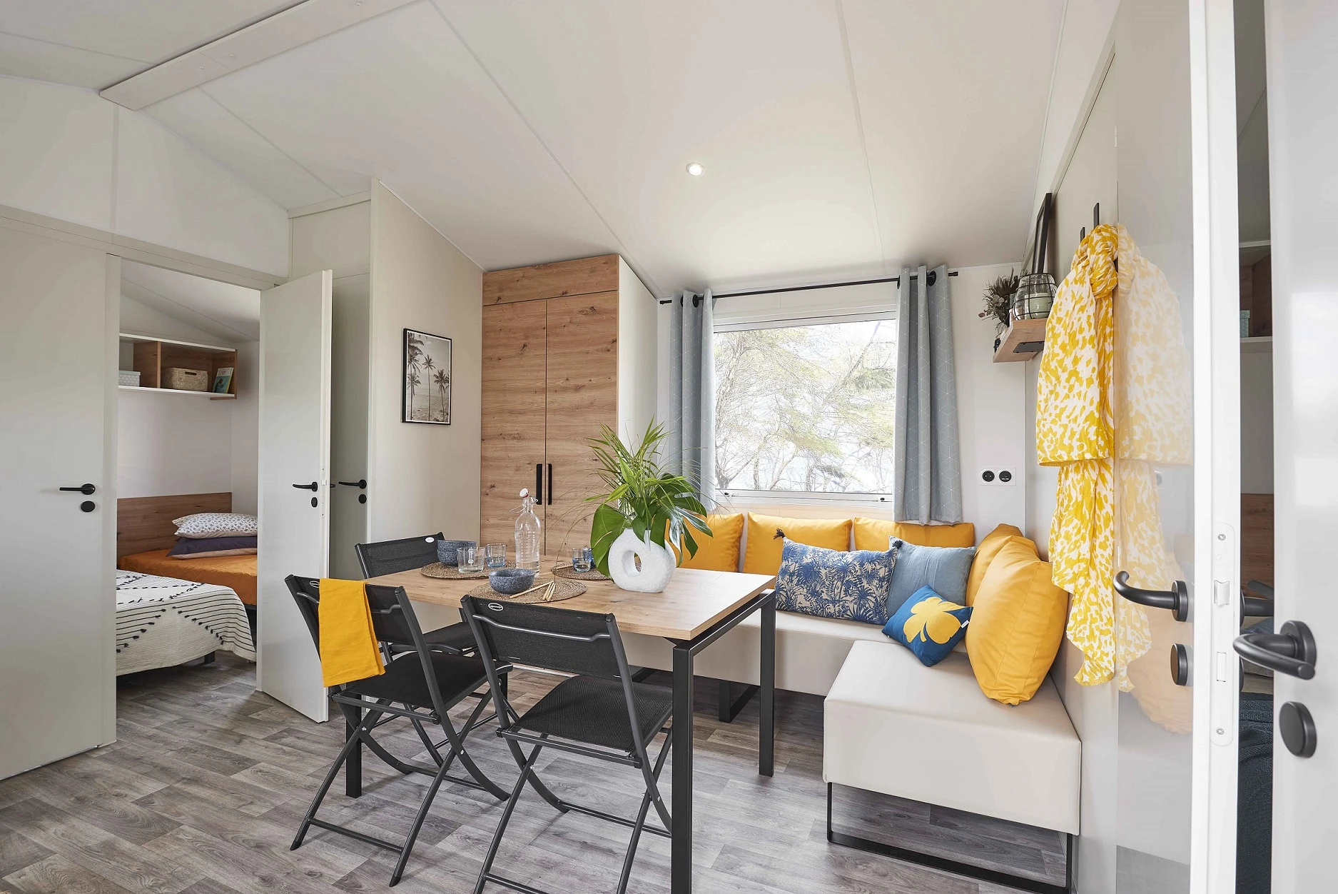 Camping Médoc Plage 4* - Ze collection, Camping 4* à Vendays Montalivet (Gironde) - Location Mobil Home pour 5 personnes - Photo N°3